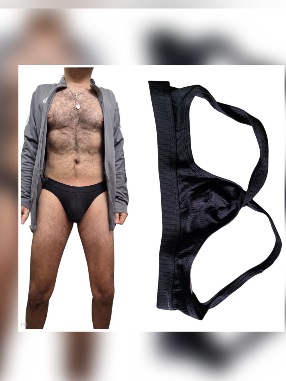 New Black Jockstrap Size M Unbranded
